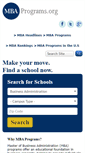Mobile Screenshot of mbaprograms.org