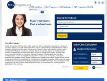 Tablet Screenshot of mbaprograms.org